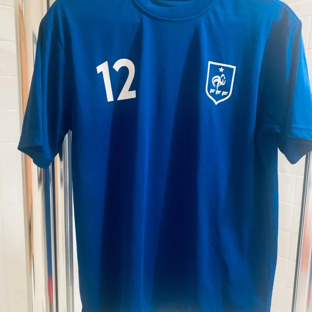 Kilian Mbappe Jersey - Medium - Navy Blue Shirt - Soccer Jersey - World Cup